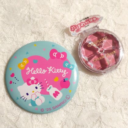 ダイソー 100均 サンリオ 缶ミラー ハローキティ 大きさ