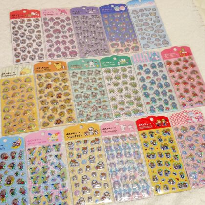 100均 キャンドゥ CAN★DO ぷくっとシール 2026年8月上旬発売 全17種類