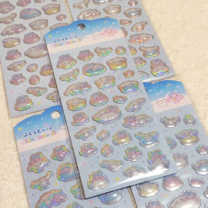 100均 キャンドゥ CAN★DO ぷくっとシール Cinamoroll (シナモロール シナモン＆ポロンと雲のきょうだい)