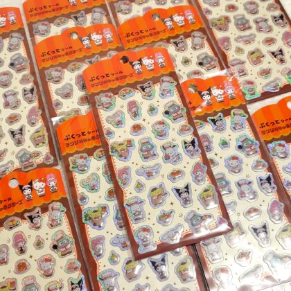 キャンドゥ CAN★DO ぷくっとシール Sanrio Characters (サンリキャラクターズ 喫茶サンリオ2号店)